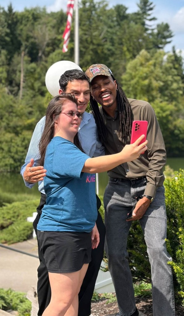 Rob with Marissa T and Malcolm Kenyatta